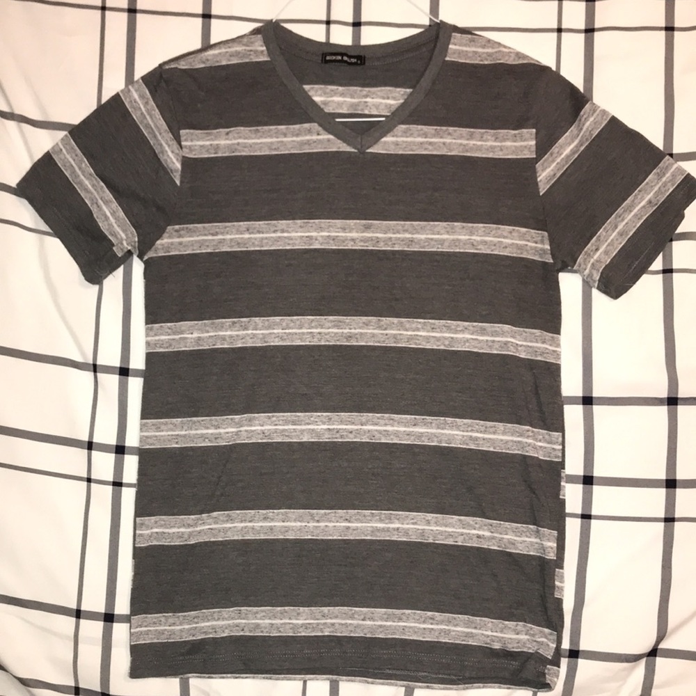 Broken English V neck, Small